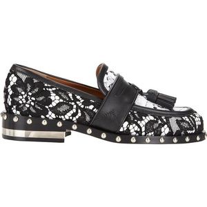 GIVENCHY Macrame Lace Tassel Loafers